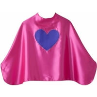 Superfly Kids Fuchsia Superhero Cape со виолетово срце